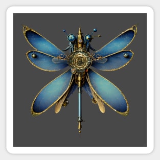 Steampunk Dragobfly Sticker